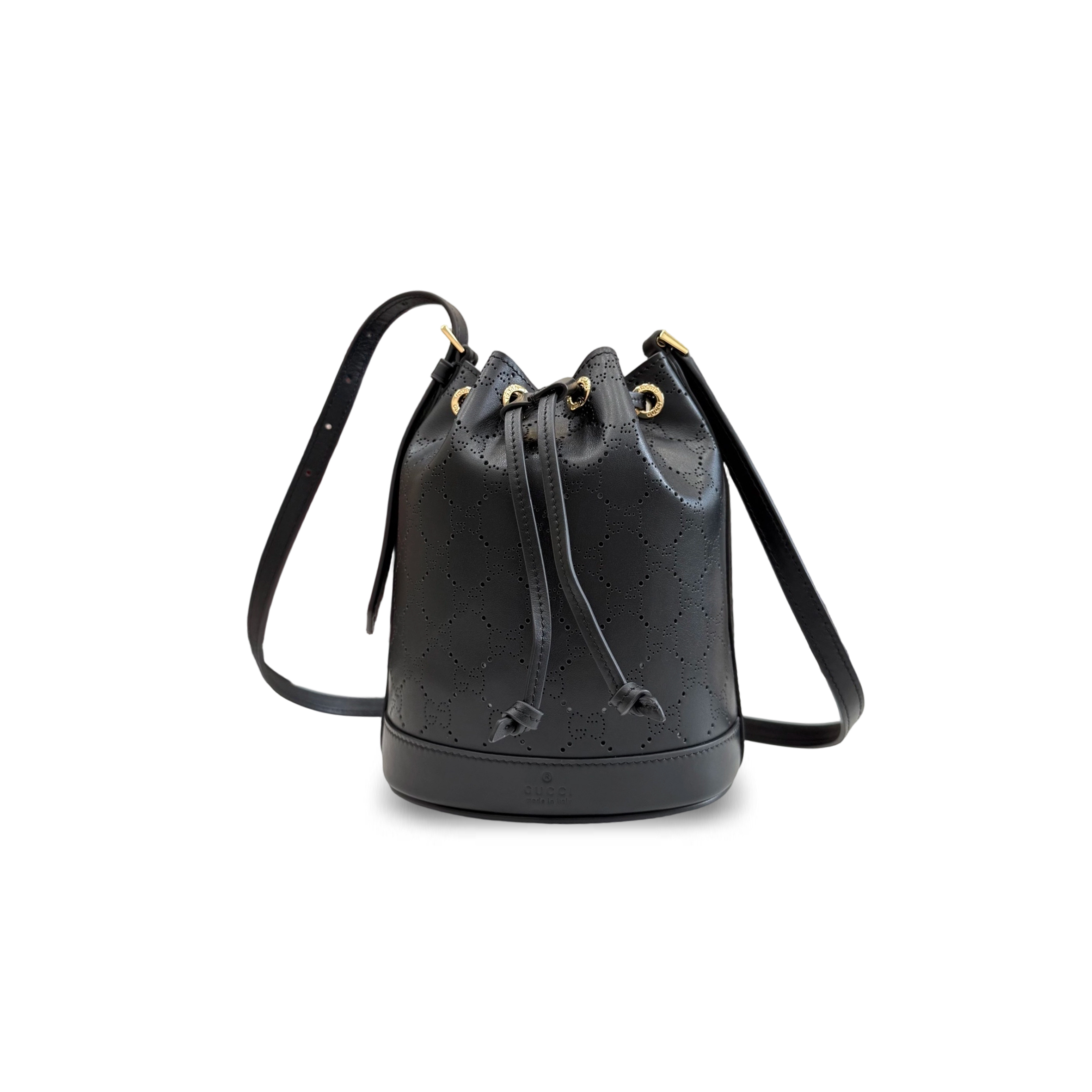 GUCCI MINI BUCKET BAG WITH WEB 876060 (19.5*15.5*10.5cm)